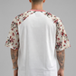 White Premium Fabric Oversized Printed T Shirt For Men