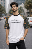 White Premium Fabric Oversized Printed T Shirt For Men