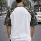 White Premium Fabric Oversized Printed T Shirt For Men