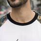 White Premium Fabric Oversized Printed T Shirt For Men