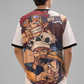 White Premium Fabric Oversized Printed T Shirt For Men