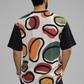 Multicolor Premium Fabric Oversized Printed T Shirt For Men