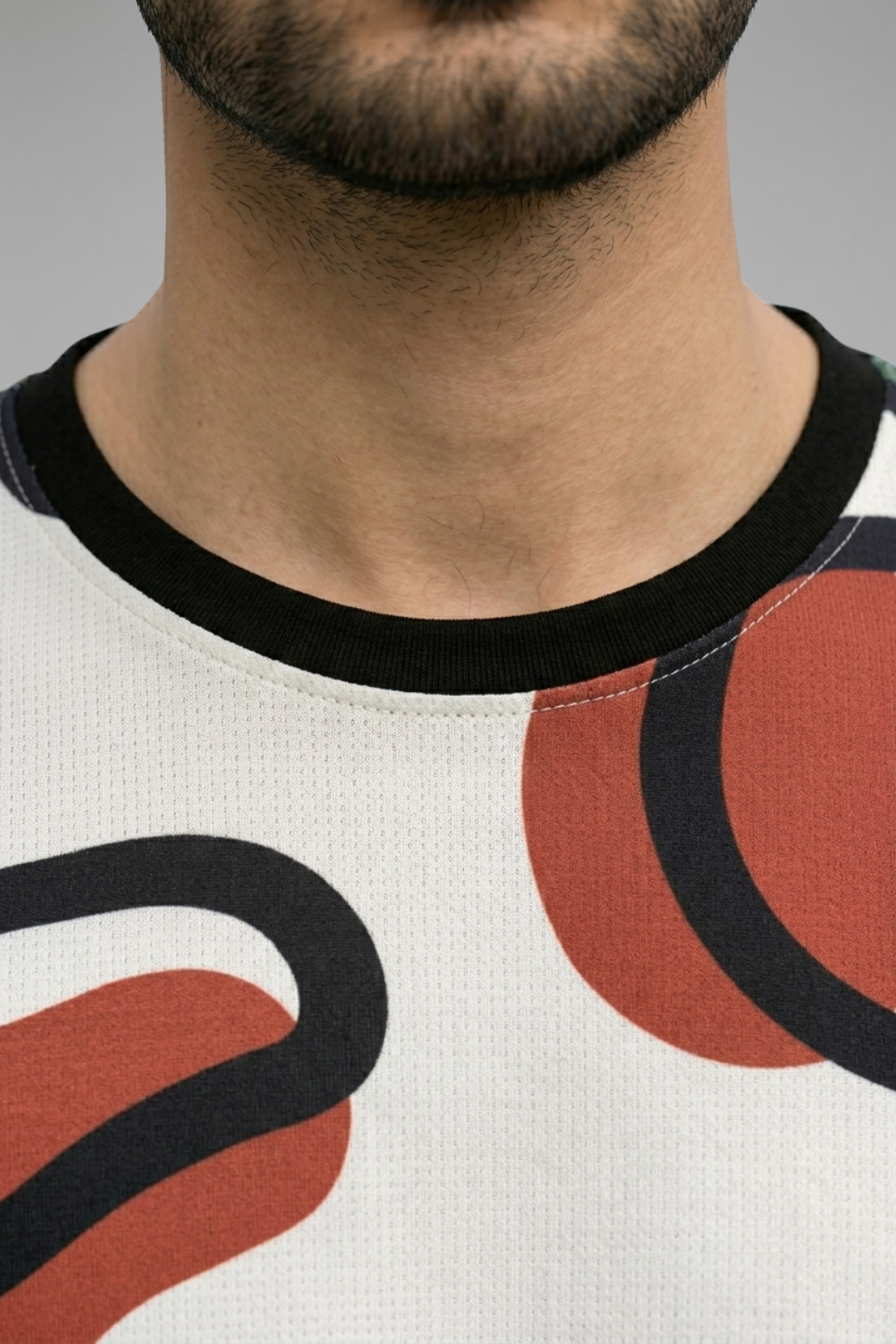 Multicolor Premium Fabric Oversized Printed T Shirt For Men