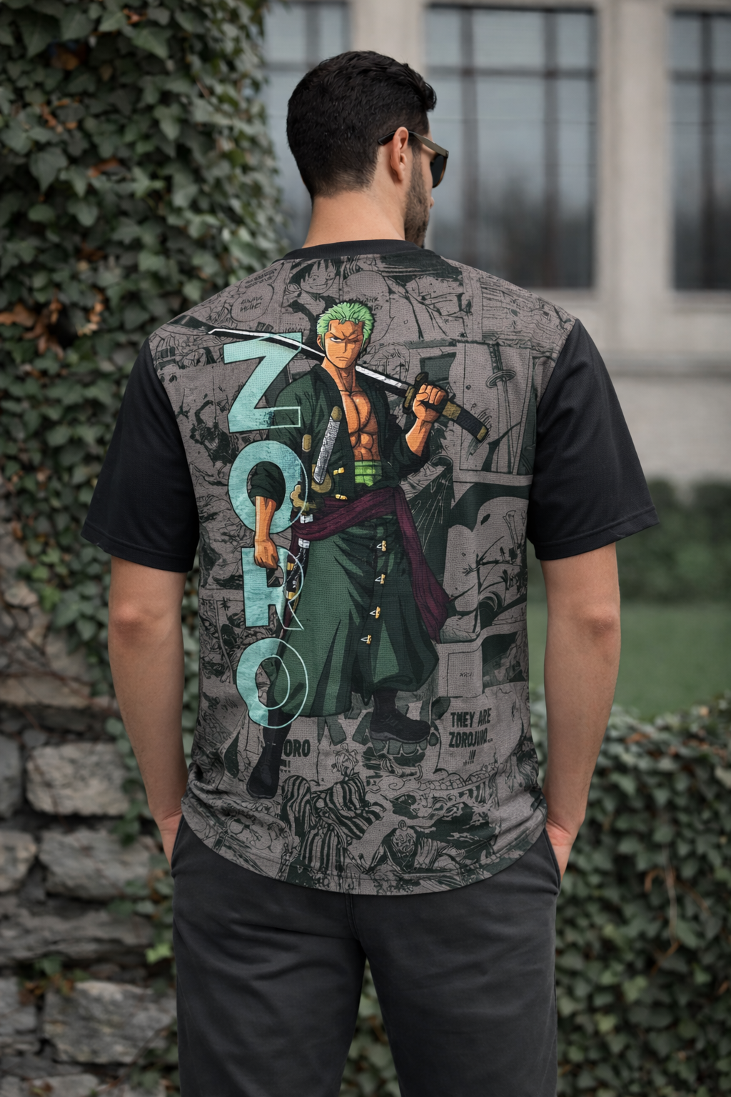 Anime Oversized T Shirt For Men - Blended Premium Fabric