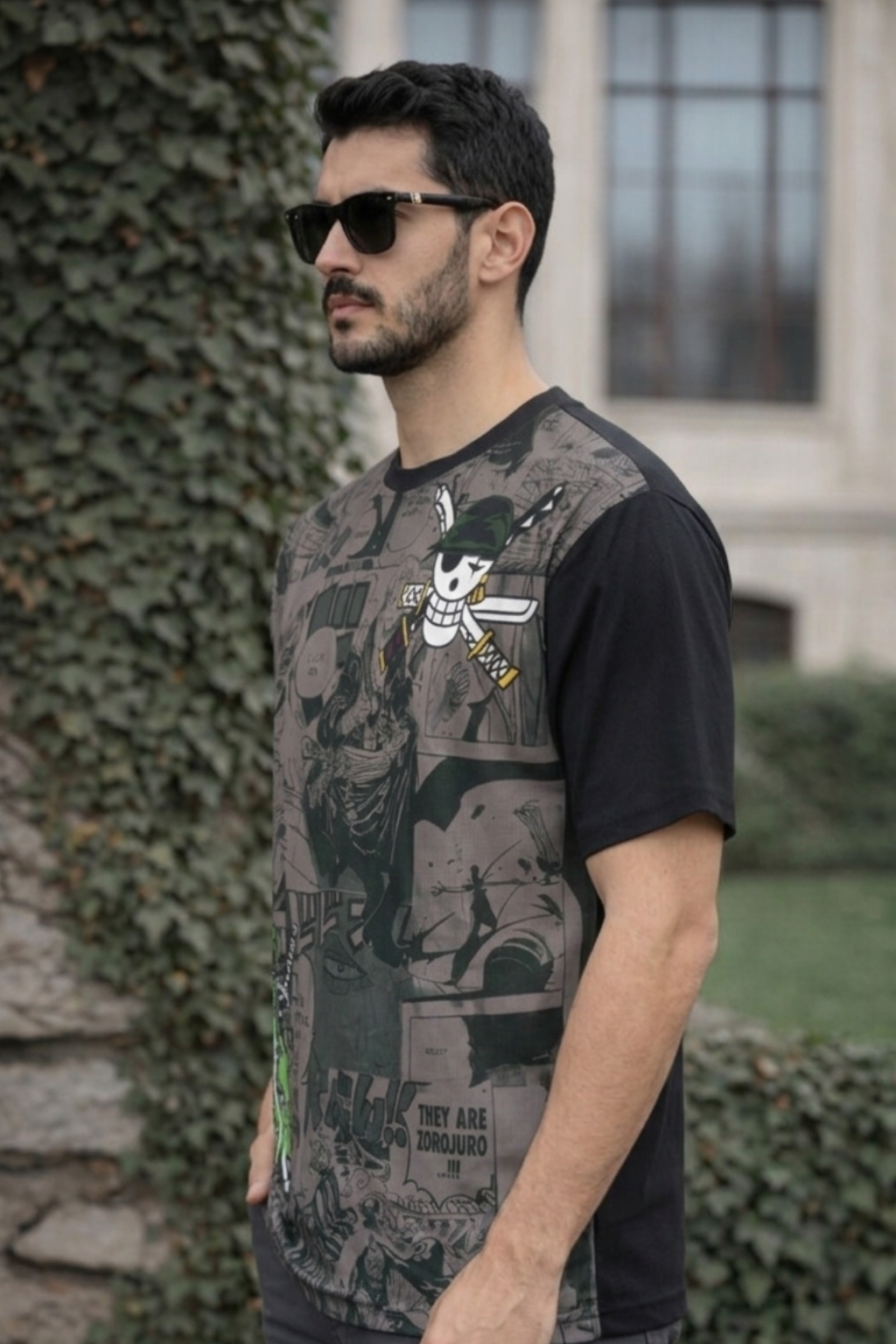 Anime Oversized T Shirt For Men - Blended Premium Fabric
