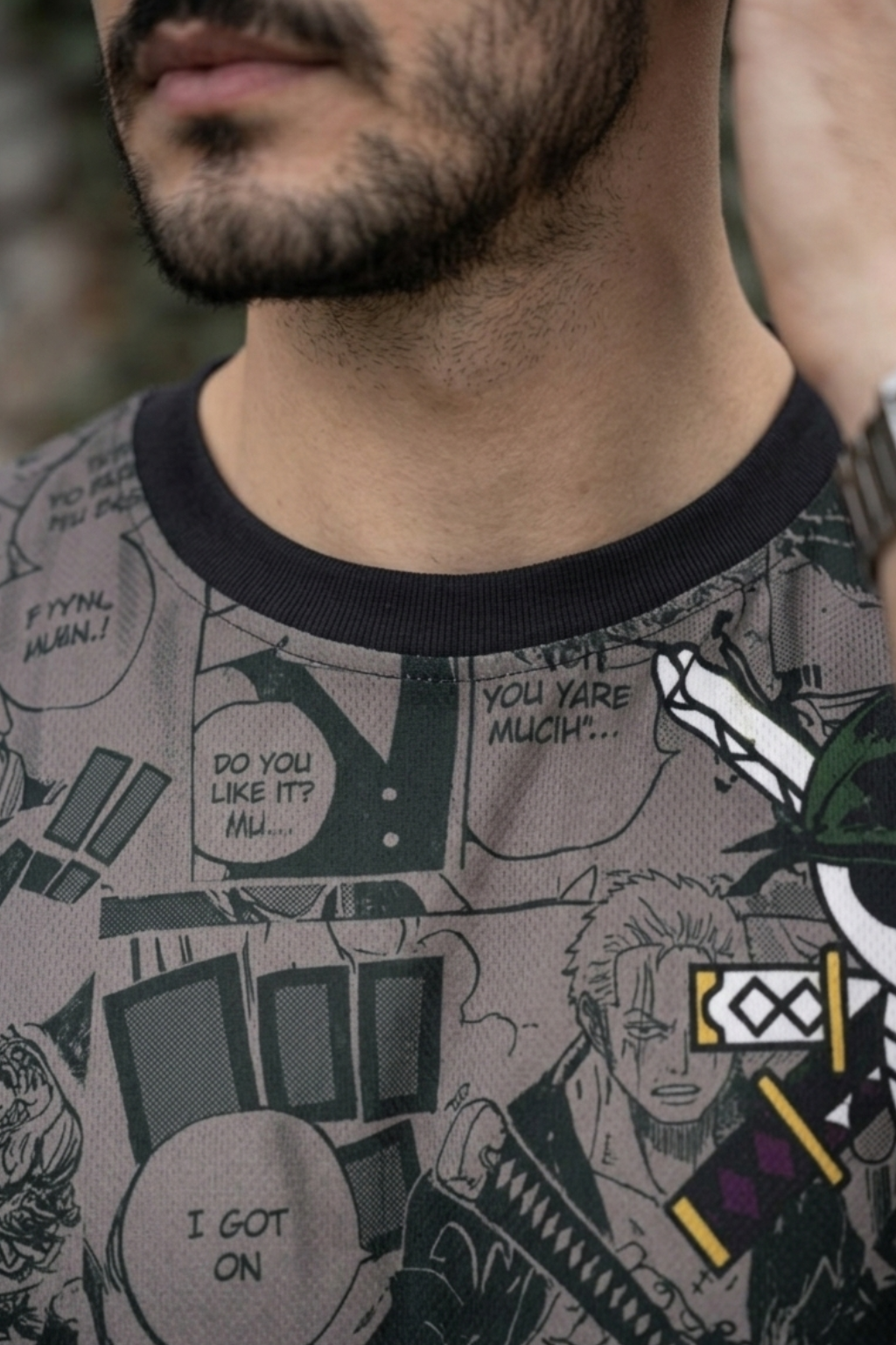 Anime Oversized T Shirt For Men - Blended Premium Fabric