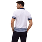 White Premium Fabric Regular Printed Polo T Shirt For Men