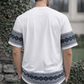 White Premium Fabric Oversized Printed T Shirt For Men