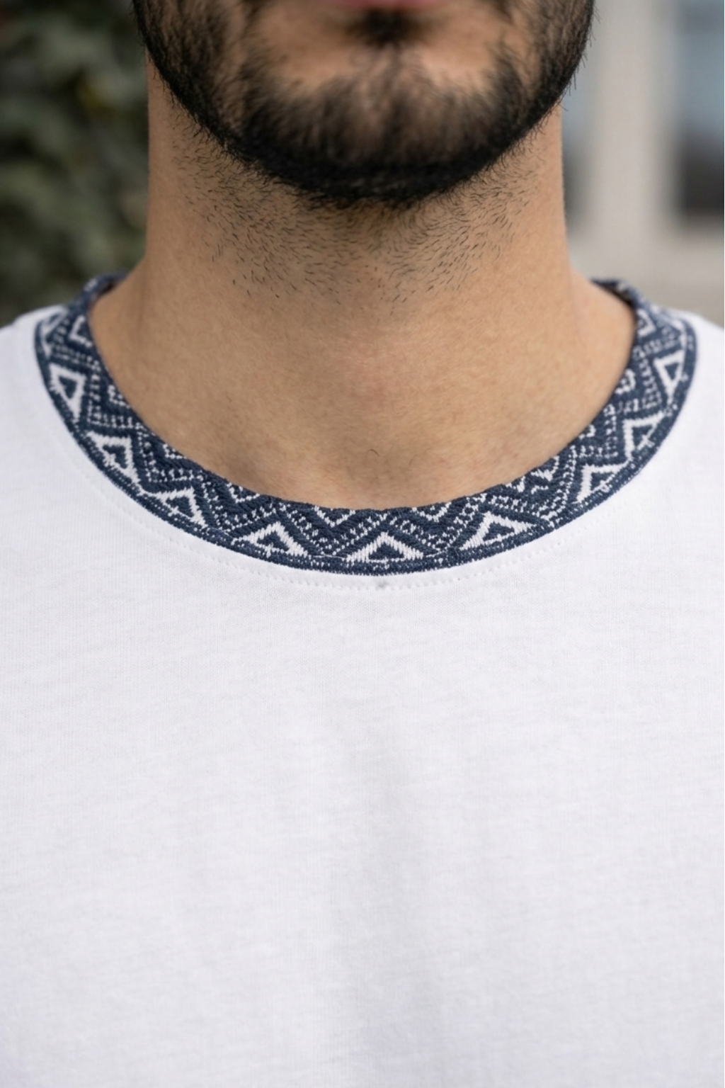 White Premium Fabric Oversized Printed T Shirt For Men