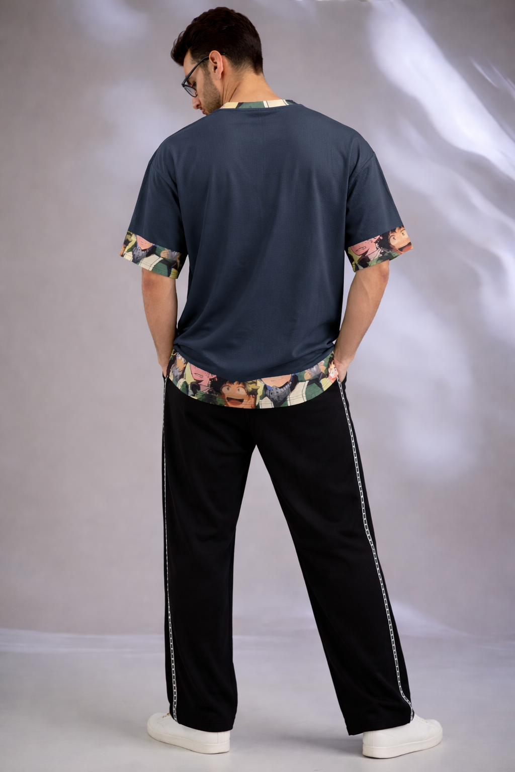 Anime Oversized T Shirt For Men - Blended Premium Fabric