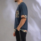 Anime Oversized T Shirt For Men - Blended Premium Fabric