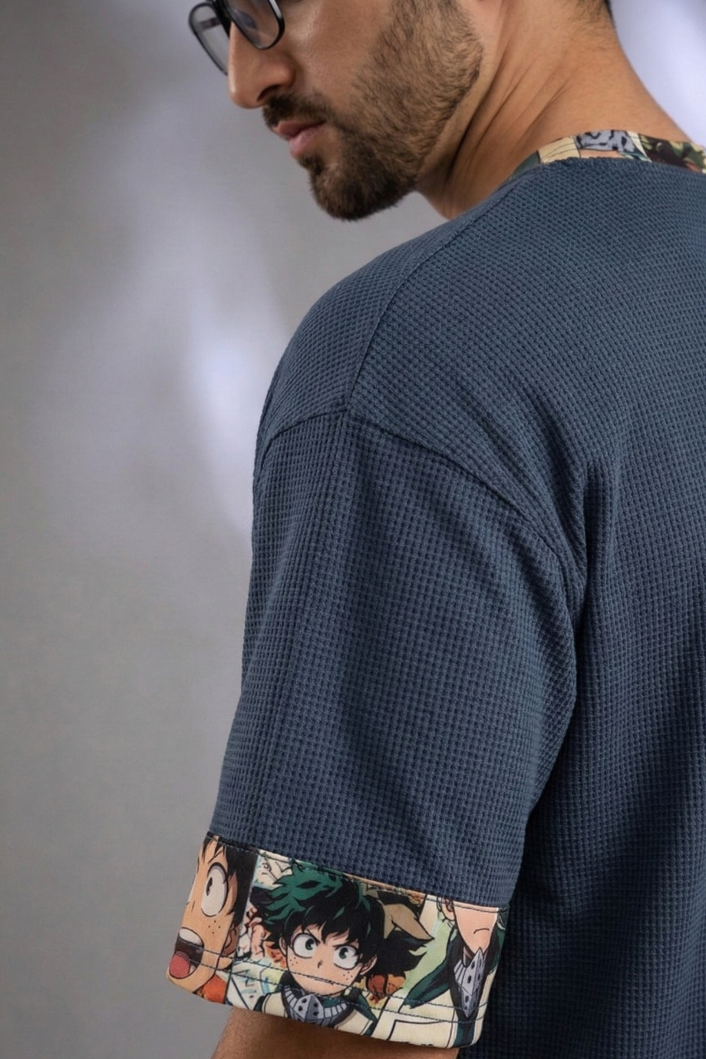 Anime Oversized T Shirt For Men - Blended Premium Fabric