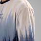 Blue Premium Fabric Oversized Printed T Shirt For Men