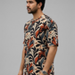 Multicolor Premium Fabric Oversized Printed T Shirt For Men