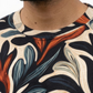 Multicolor Premium Fabric Oversized Printed T Shirt For Men