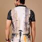 Tshirtsbuddy Mens Abstract Cityscape Print Polo Shirt For Men
