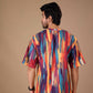 Multicolor Premium Fabric Oversized Printed T Shirt For Men
