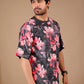 Multicolor Premium Fabric Oversized Printed T Shirt For Men