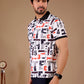 Tshirtsbuddy Men's Graffiti & Sport-Style Polo T-Shirt