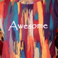 Multicolor Premium Fabric Oversized Printed T Shirt For Men