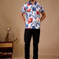 Multicolor Premium Fabric Regular Printed Polo T Shirt For Men
