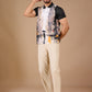 Tshirtsbuddy Mens Abstract Cityscape Print Polo Shirt For Men