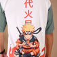 White Premium Fabric Oversized Printed T Shirt For Men