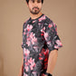 Multicolor Premium Fabric Oversized Printed T Shirt For Men