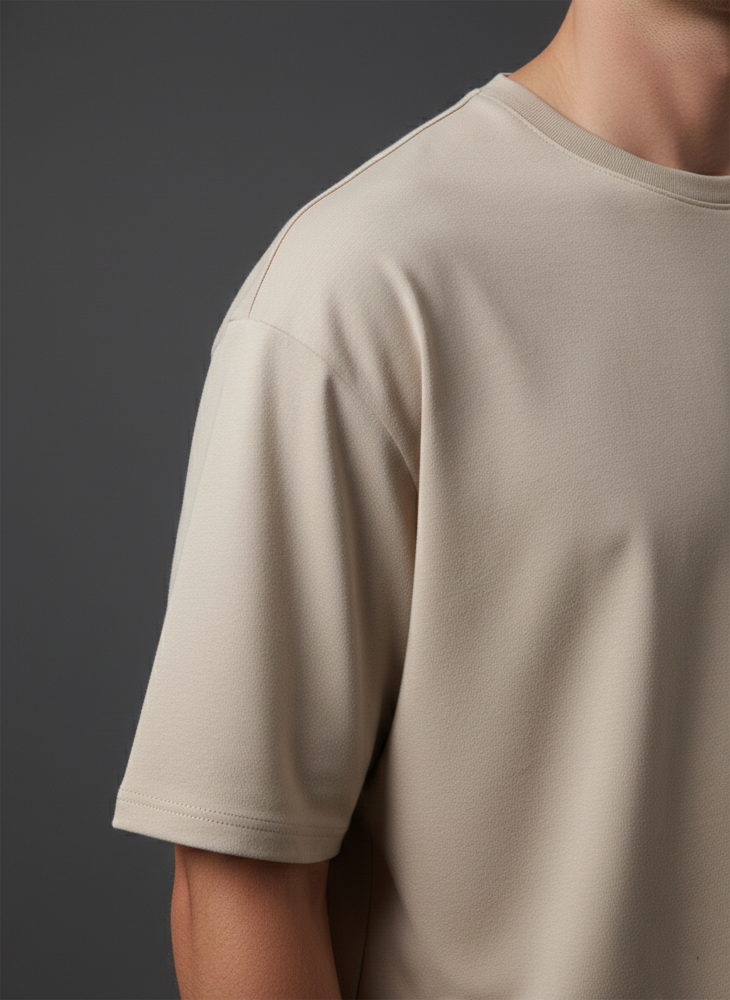 Men’s Beige Loungewear Co-Ord Set