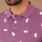 Tshirtsbuddy Men's Lavender Polo T-Shirt