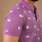 Tshirtsbuddy Men's Lavender Polo T-Shirt