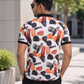 Tshirtsbuddy Men's Watercolor Abstract Shape Polo T-Shirt