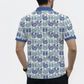 Tshirtsbuddy Men's Folk Art Bird and Floral Polo T-Shirt