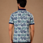 Tshirtsbuddy Men's Folk Art Bird and Floral Polo T-Shirt