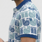 Tshirtsbuddy Men's Folk Art Bird and Floral Polo T-Shirt