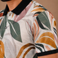 Tshirtsbuddy Men's Tropical Leaf & Feather Print Polo T-Shirt