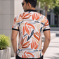 Tshirtsbuddy Men's Abstract  Floral Polo T-Shirt