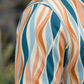 Tshirtsbuddy Men's Vintage Wavy Stripe Polo T-Shirt