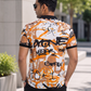 TshirtsBuddy Men's Urban Graffiti-Tag Abstract Print Polo Tshirt