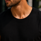 Men’s Black Sleeveless Tank Top with Matching Shorts