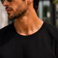 Men’s Black Sleeveless Tank Top with White Shorts