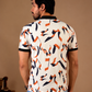 Tshirtsbuddy Men's Geometric Ribbon Pattern Polo T-Shirt