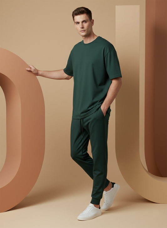 Men’s Green Loungewear Co-Ord Set