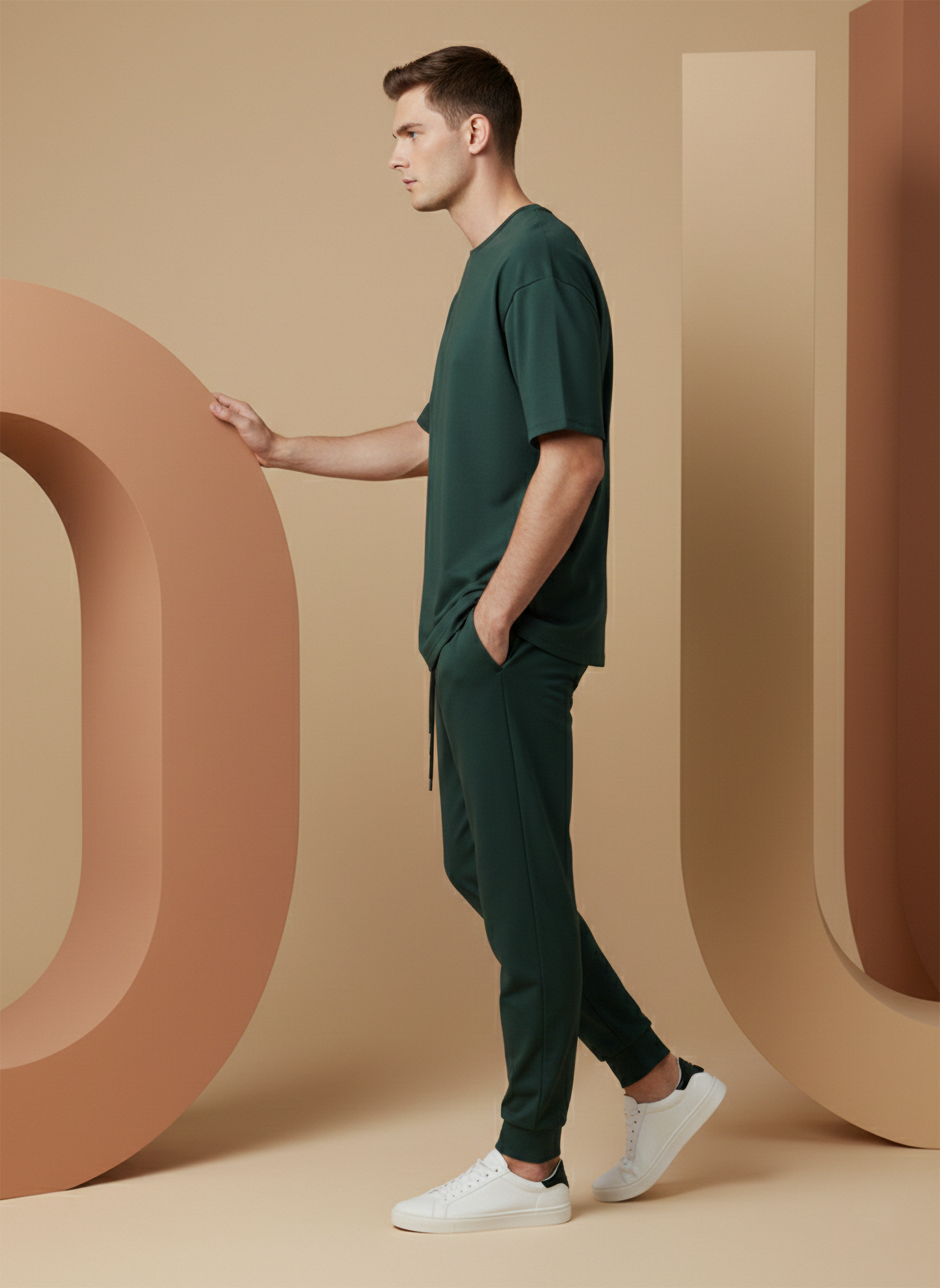 Men’s Green Loungewear Co-Ord Set