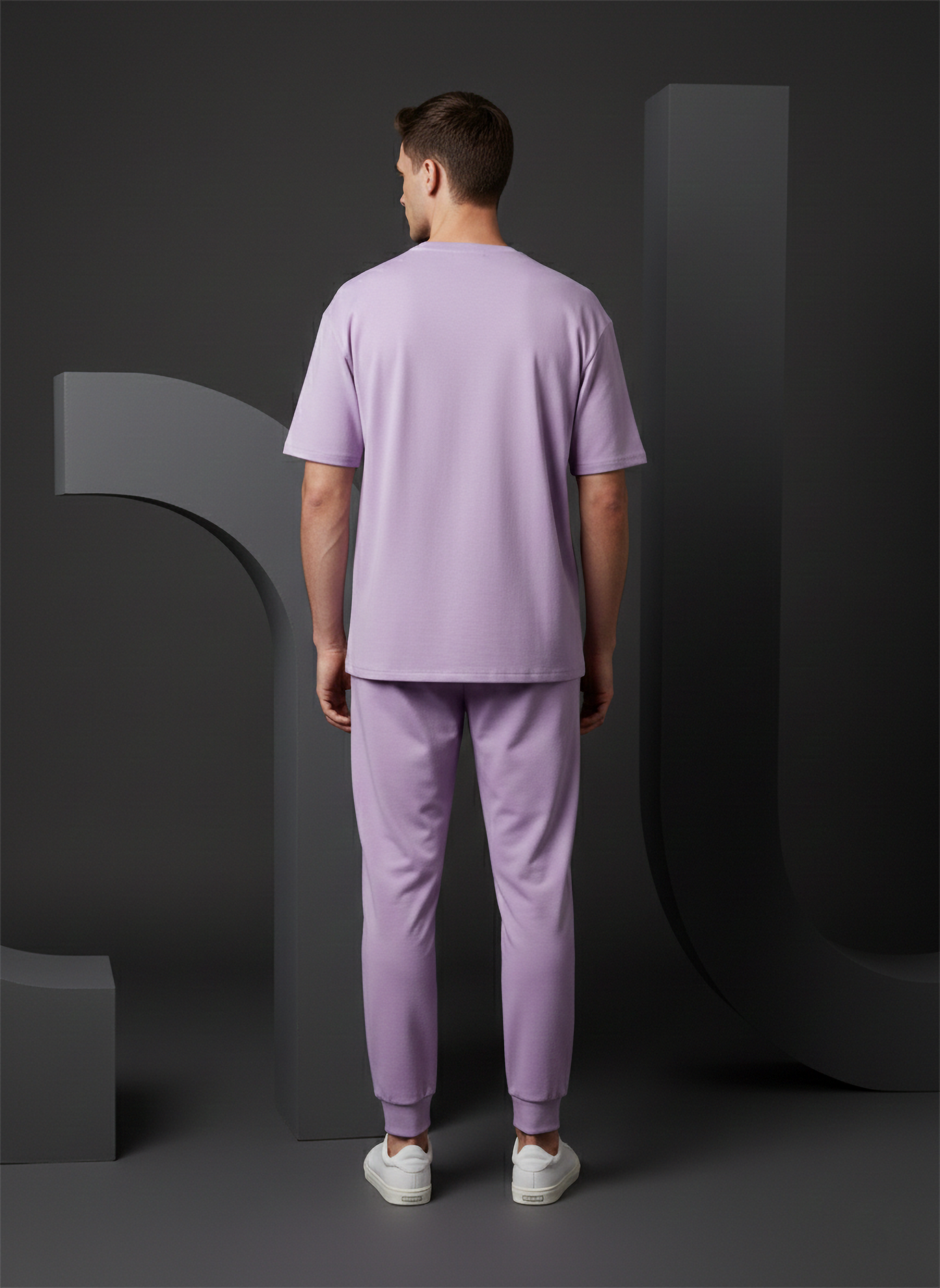 Men's Lavender Loungewear Co-ord Set