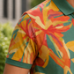 Multicolor Premium Fabric Regular Printed Polo T Shirt For Men