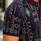 Multicolor Premium Fabric Regular Printed Polo T Shirt For Men